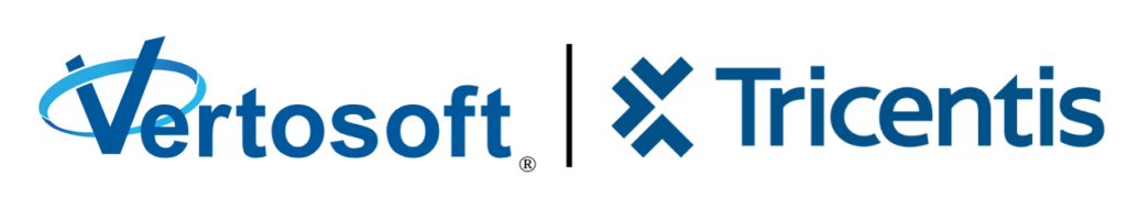 Vertosoft and Tricentis logos