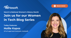 Hollie Kapos Women in Tech Blog Series graphic