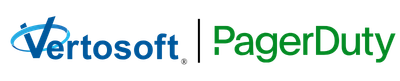 Vertosoft and PagerDuty logos