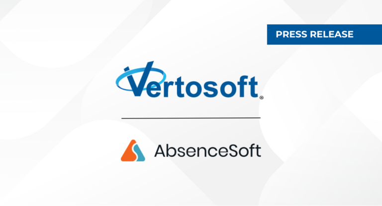 Vertosoft and AbsenceSoft logos